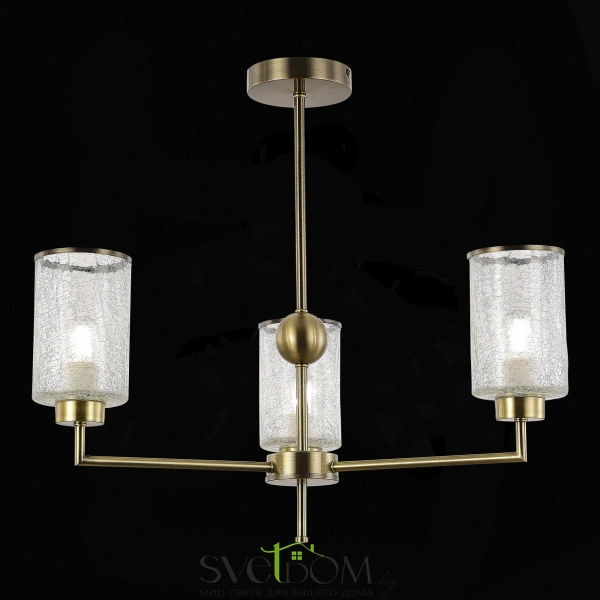 SLE1046-302-03 Светильник потолочный Бронза/Прозрачный E27 3*60W VESTRE