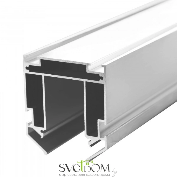 ST003.129.03 Профиль для монтажа SKYLINE 48 УЛУЧШЕННЫЙ в натяжной ПВХ потолок (S23) ST-Luce Алюминие SKYLINE 48