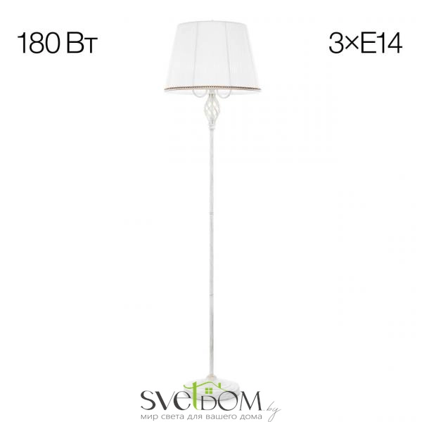 Citilux Вена CL402920 Торшер патина с белым абажуром