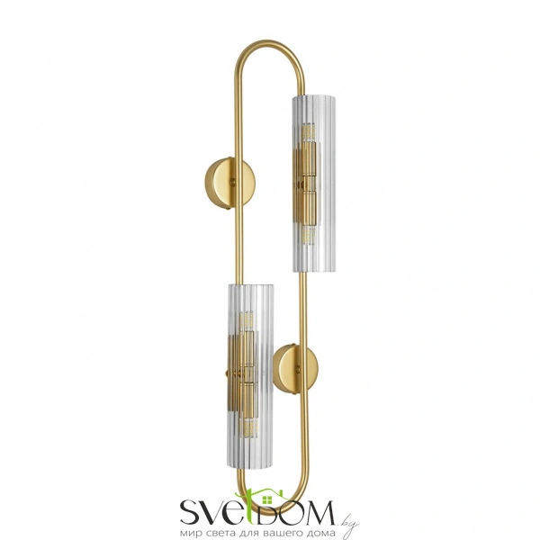 6560/4W SUSPENTIONI LN26 282  золотой/прозрачный, металл/стекло Бра G9 4*20W 220V TORONTO