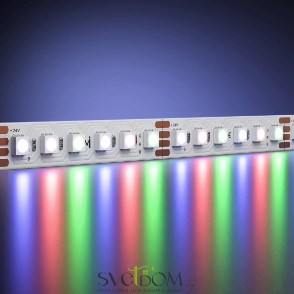 Светодиодная лента Ultra 24В 3838 14,4Вт/м RGB 5м IP 20 201131