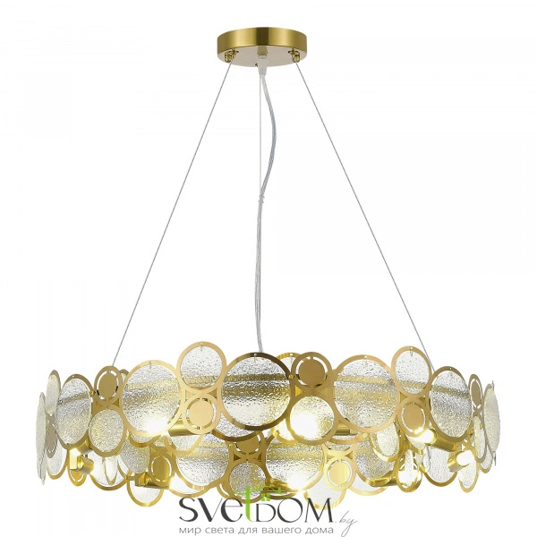 SL6133.303.09 Светильник подвесной ST-Luce Латунь/Прозрачный G9 9*5W 4000K SWATCH