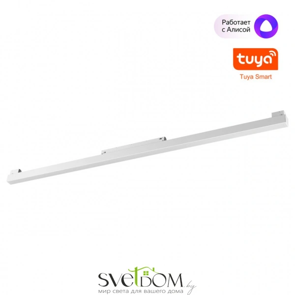 359632 SHINO NT25 000 белый Трековый низковольт. св-к диммир. со сменой цв.температуры, пульт ДУ/Tuya Smart Life IP20 LED 30W 48V 3000-6000K FLUM