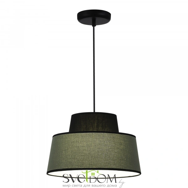 SL1354.433.01 Светильник подвесной ST-Luce Черный/Хаки E27 1*40W JACKIE