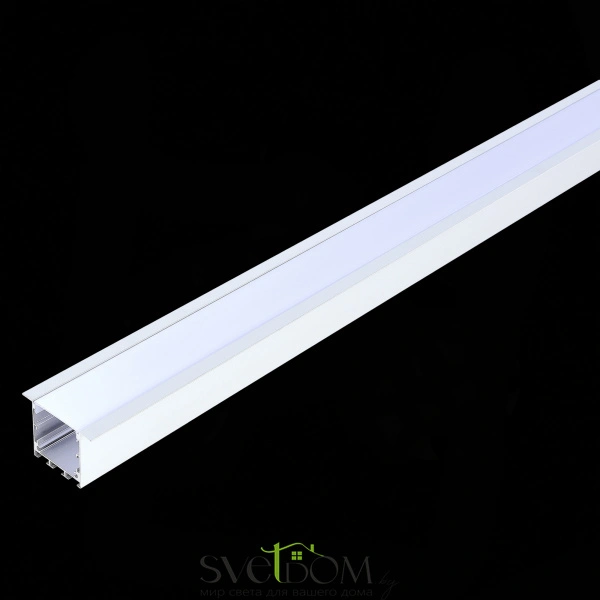 ST017.129.06 Встраиваемый алюминиевый профиль с рассеивателем(к-т: 2 загл.) ST-Luce Алюминий анодиро Светодиодные ленты