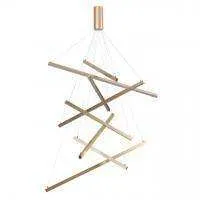 3860/96L L-VISION ODL19 193 золото Подвесной светильник LED 96W 5190Лм 3000К 220V COMETA