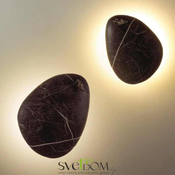 7068/8WL ECODESIGN ODL26 167 светильник темно-зеленый/мрамор/металл IP20 LED 8W 390Лм 3000K 220-240V VALLEY