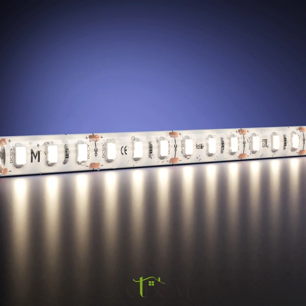 Светодиодная лента Ultra 12В 2835 9,6Вт/м 3000К 5м IP 65 201034