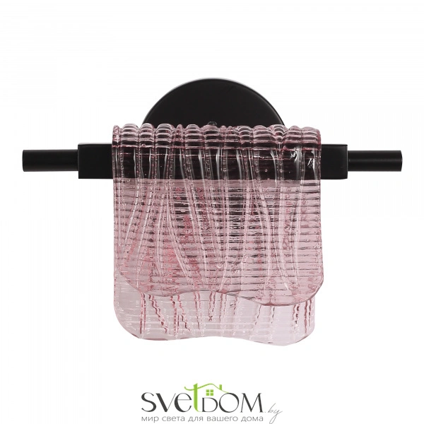 SL6021.401.06 Светильник настенный ST-Luce черный/розовый LED 1*6W 4000K VOILE