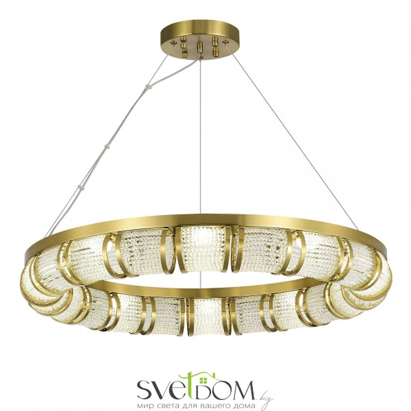 SL6011.313.01 Светильник подвесной ST-Luce Латунь/Прозрачный LED 1*65W ESME