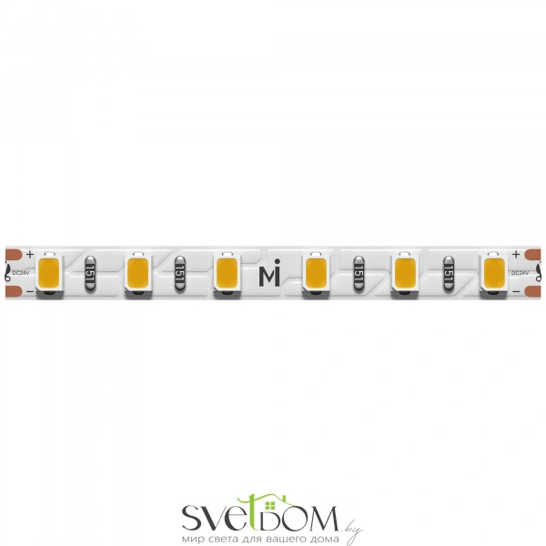 Светодиодная лента Ultra 24В 2835 9,6Вт/м 3000К 5м IP 20 201109