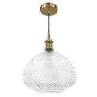 Lightstar 798031 Люстра GENNI 1х40W E27 ЛАТУНЬ/ПРОЗРАЧНЫЙ