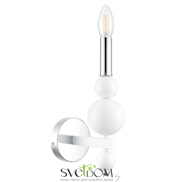 8260/1W MODERNI LN26 126 белый/хром, металл Бра E14 1*40W 220V NANA