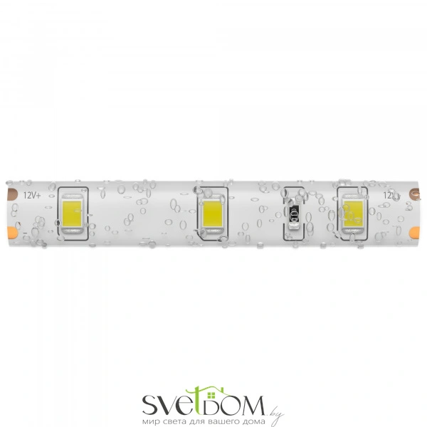 Светодиодная лента 12В 2835 4,8Вт/м 3000K 5м IP65 10105