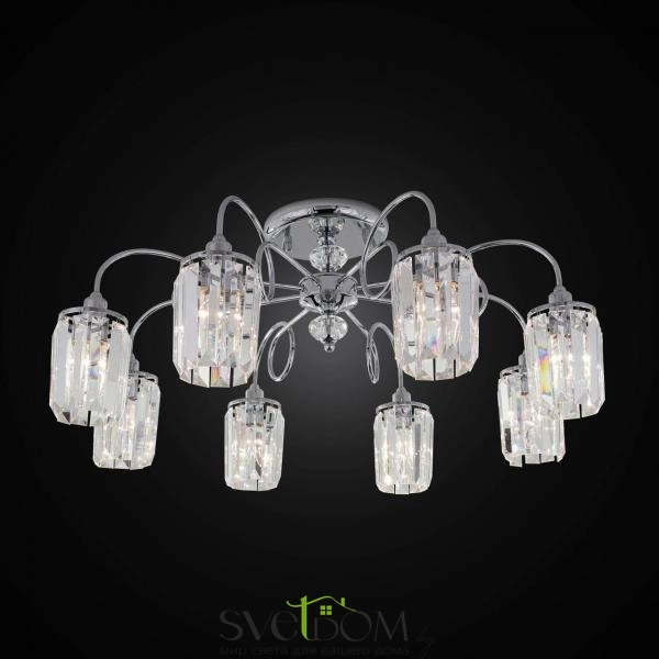 Citilux Синди CL330181 Люстра хрустальная Хром