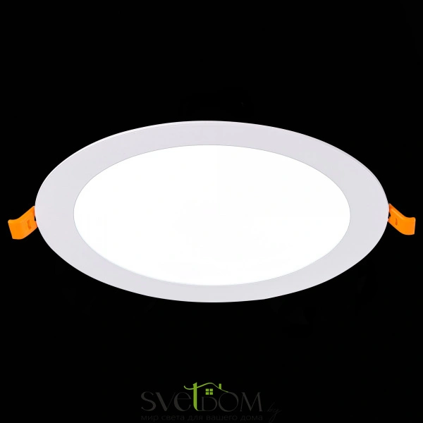 ST209.538.15 Св-к встр. Белый LED 1*15W 3000K 1 020Lm Ra80 110° IP20 D190xH8 90-265V Встраиваемые светильники