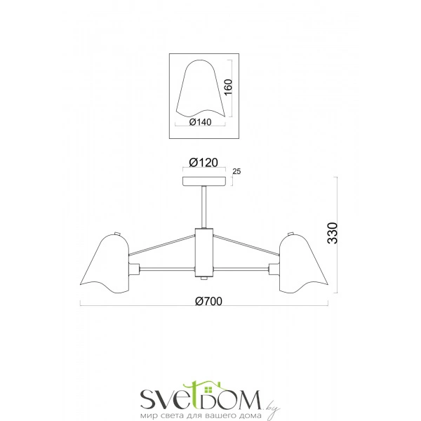 Люстра Freya FR5037PL-05S