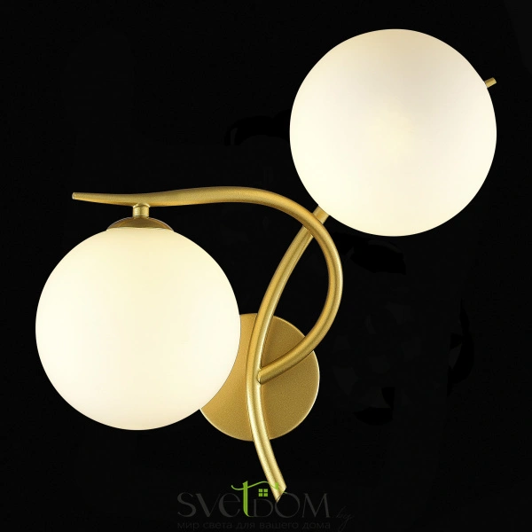 SLE2210-201-02 Светильник настенный Золотой/Белый G9 LED 2*5W ARTU