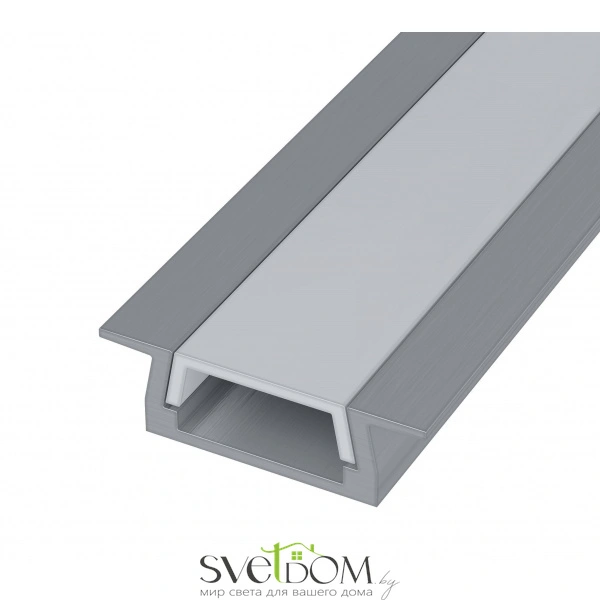ST017.129.02 Встраиваемый профиль с рассеивателем ST-Luce Алюминий анодированный Светодиодные ленты