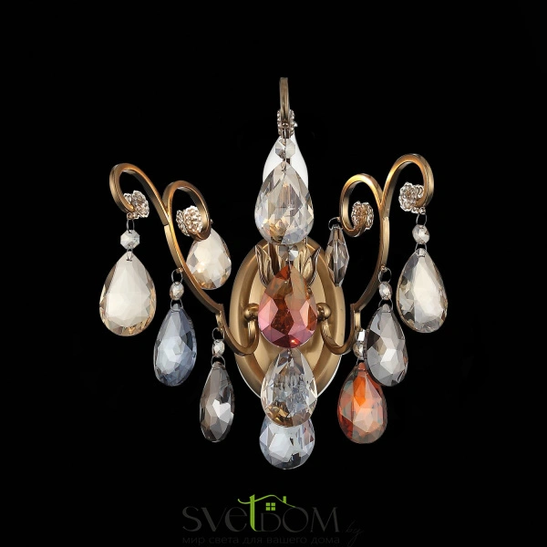 SL421.301.01 Бра ST-Luce Бронза/Мульти E14 1*40W VIANETA