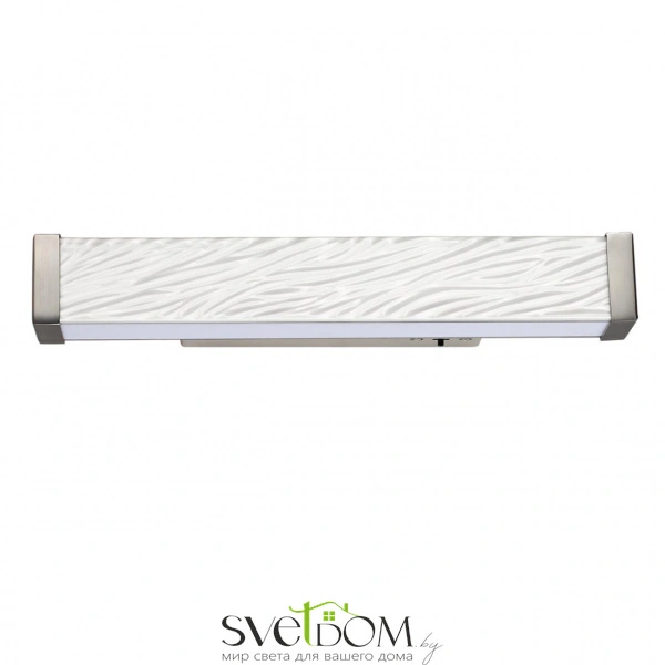 5451/10WL L-VISION ODL_EX26 017 белый/никель /металл/керамика/акрил Настенный светильник с выкл. LED x 10W 2000К/3000K/4000K/переключ. RIVERA