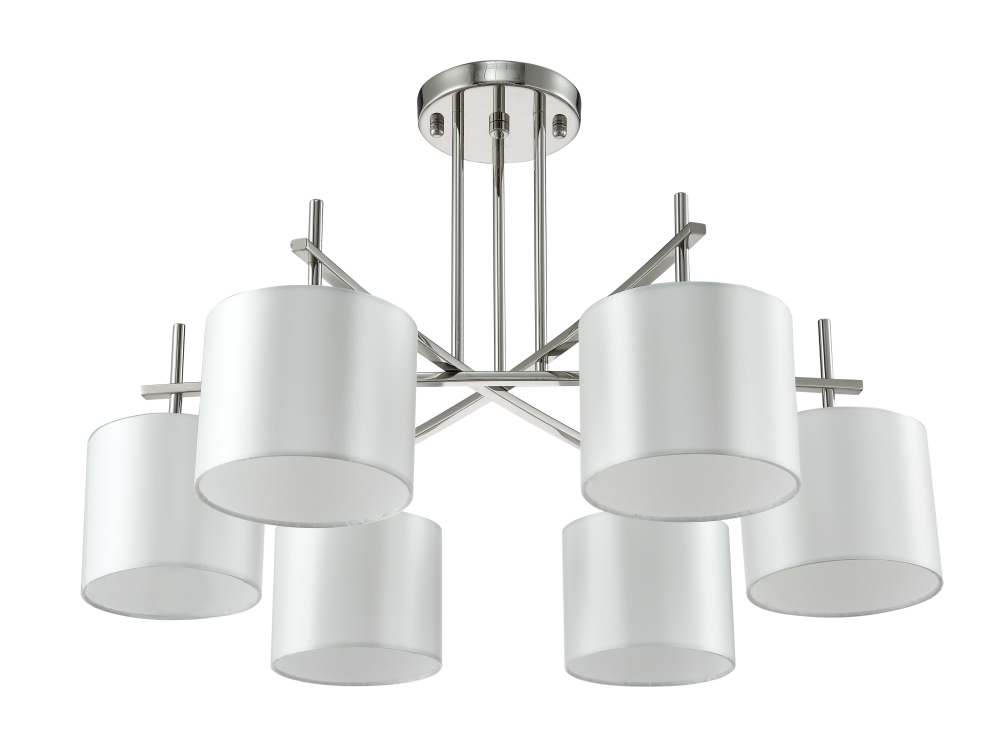 Люстра Crystal Lux SERGIO PL6 NICKEL Crystal Lux