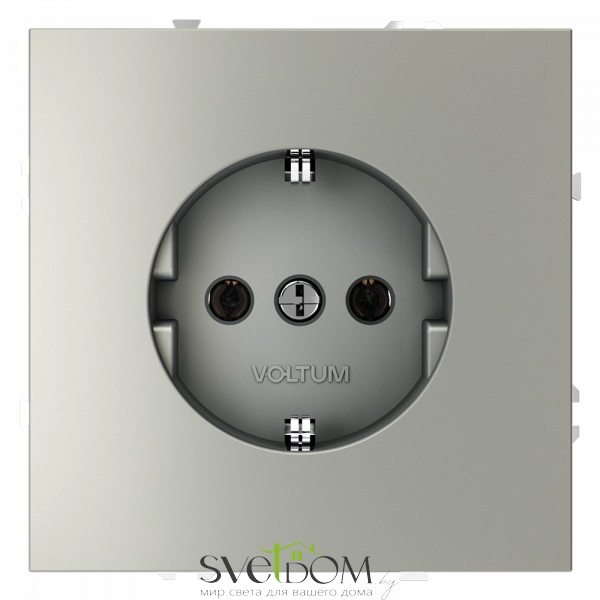 Розетки электрические с заземлением Voltum S70 VLS040105 
