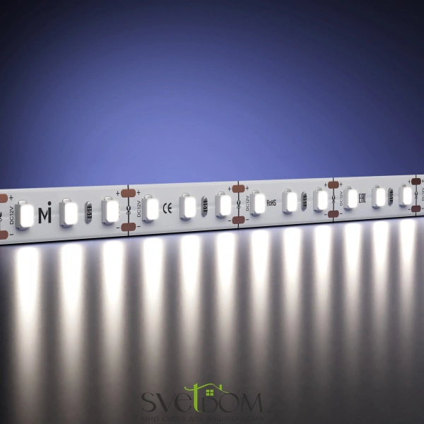 Светодиодная лента Ultra 12В 2835 9,6Вт/м 4000К 5м IP 20 201032