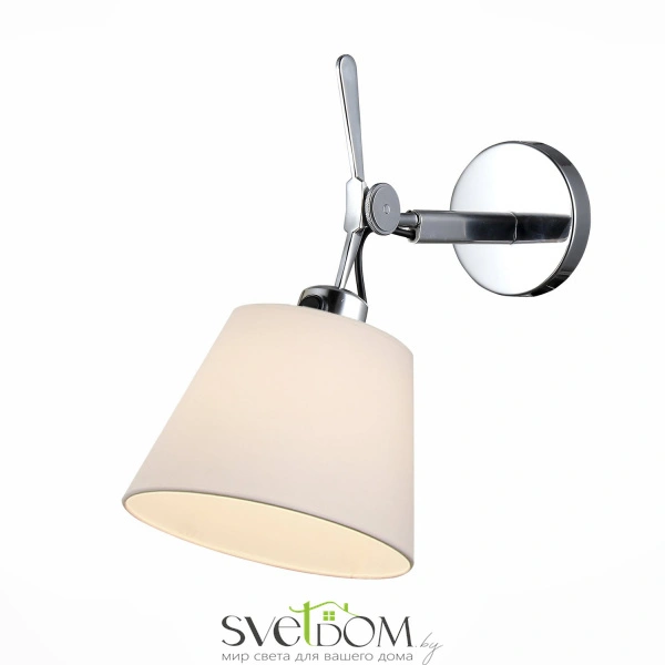 SL464.011.01 Бра ST-Luce Хром/Белый E27 1*40W (из 2-х коробок) REDUZION