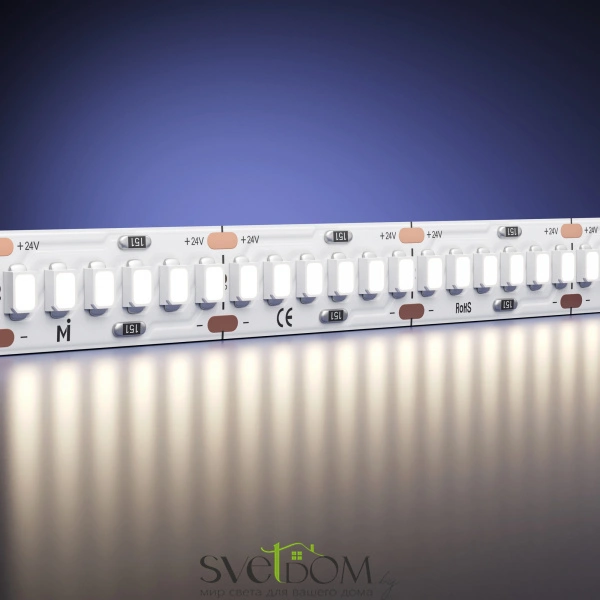 Светодиодная лента Ultra 24В 2835 19,2Вт/м 4000K 5м IP 20 201216