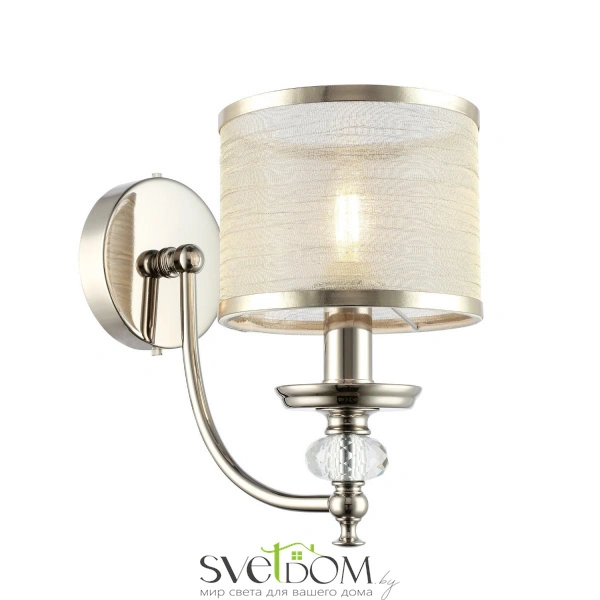 SL1750.101.01 Светильник настенный ST-Luce Никель/Золотистый E14 1*40W CORESIA