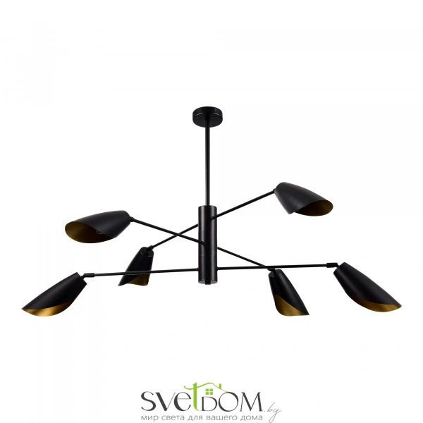 SLE1254-403-06 Светильник подвесной Черный/Черный E14 6*60W ALTON