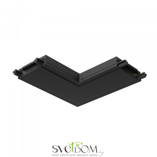 Конектор питания угловой Radity черный TRA084CL-11B