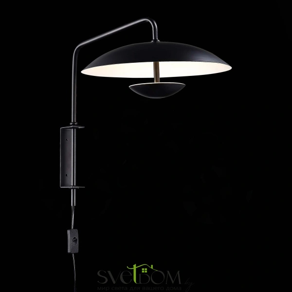 SL6502.401.01 Бра ST-Luce Черный/Черный, Белый LED 1*8W 3000K ARMONICO