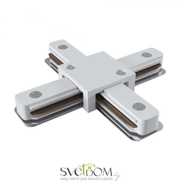 Коннектор Х-образный Unity белый TRA001CX-11W