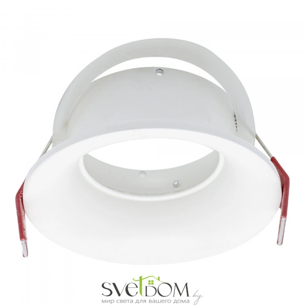 ST257.508.01 Св-к встр. Белый GU10 1*50W  IP65 D93xH53 220V Без ламп Встраиваемые светильники