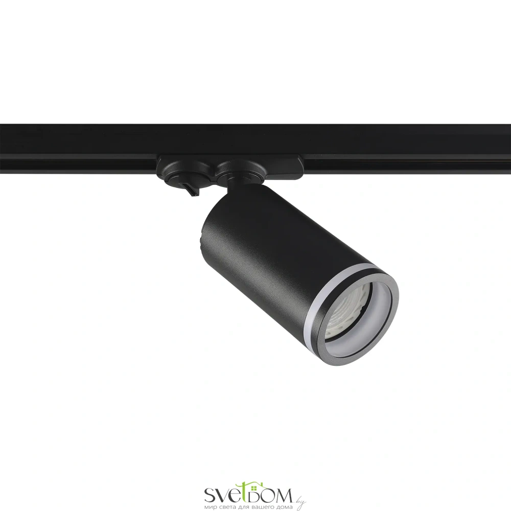 Трековый светильник Crystal Lux CLT 0.31 019 BL черный 1409/066 Crystal Lux