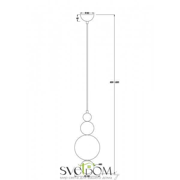 Подвесной светильник Freya FR5388PL-01CH