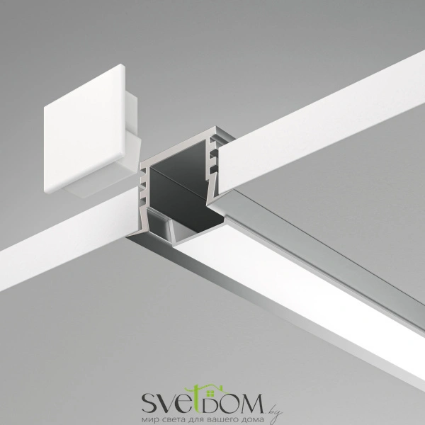 Алюминиевый профиль встраиваемый 22x12 ALM006S-2M