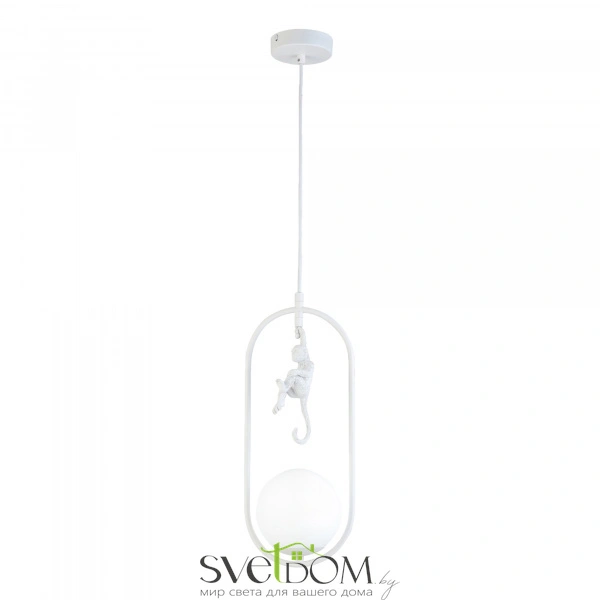 SLE115123-01 Подвес Белый/Белый E27 1*60W TENATO