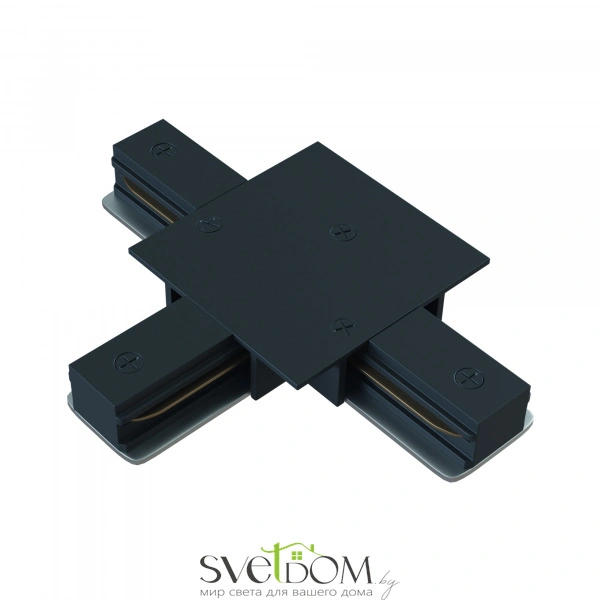 Коннектор Т-образный Unity встраиваемый черный TRA002CT-11B