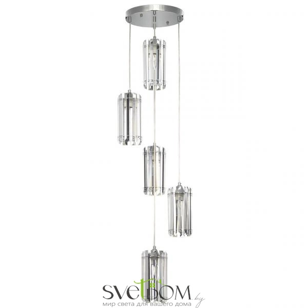 Citilux Джейн CL306051 Хрустальный подвесной светильник Хром
