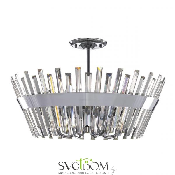 Citilux Вестерос CL307180 Люстра хрустальная потолочная Хром