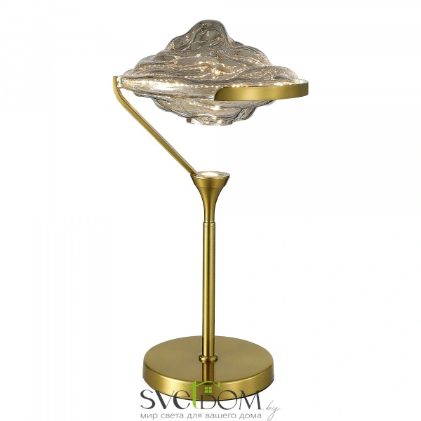 SL6115.304.01 Прикроватная лампа ST-Luce Латунь/Дымчато-Серый LED 1*19W 3000K AMARA