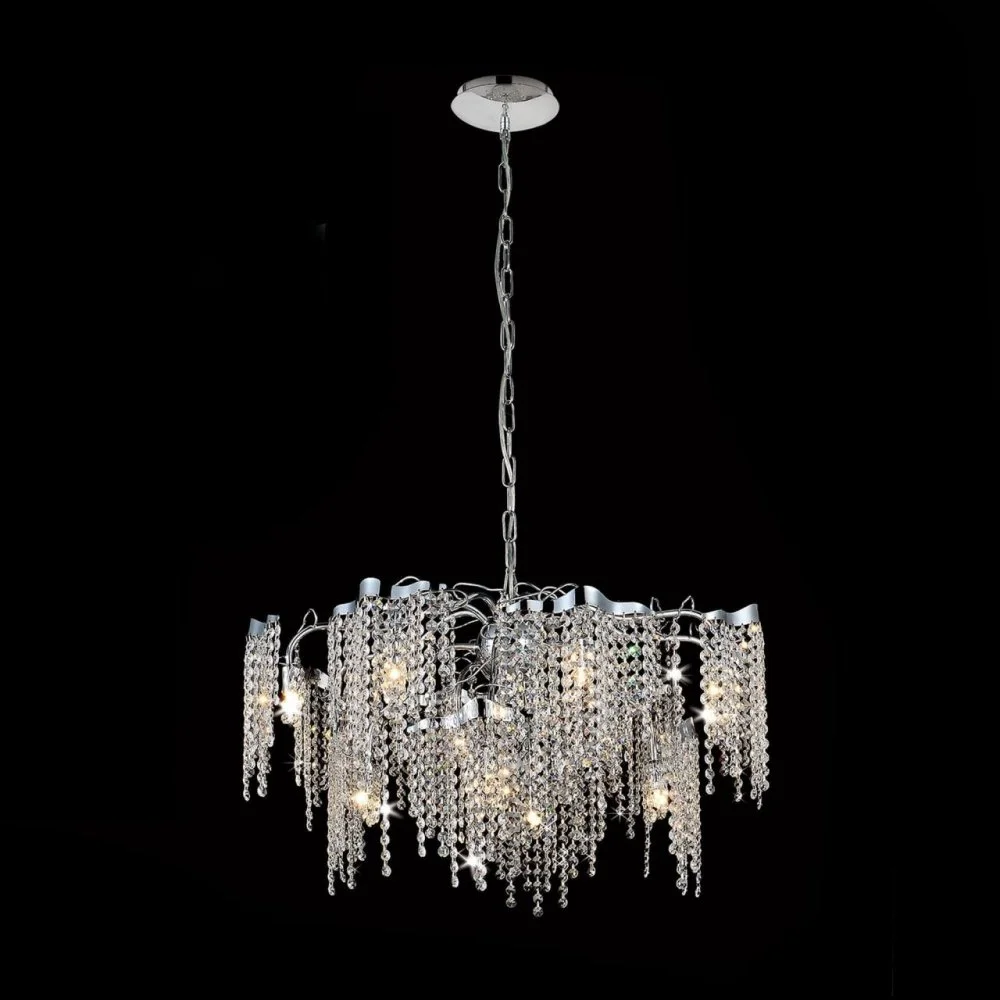 CITILUX CL325121 Рита Хром+Прозр. Св-к Люстра