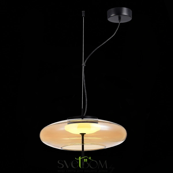 SL6500.413.01 Подвес ST-Luce Черный/Янтарный LED 1*15W 3000K HELIA
