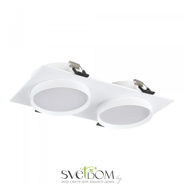 ST258.508.02 Св-к встр. Белый GX53 2*50W IP20 L220xW109xH43 220V Без ламп Встраиваемые светильники