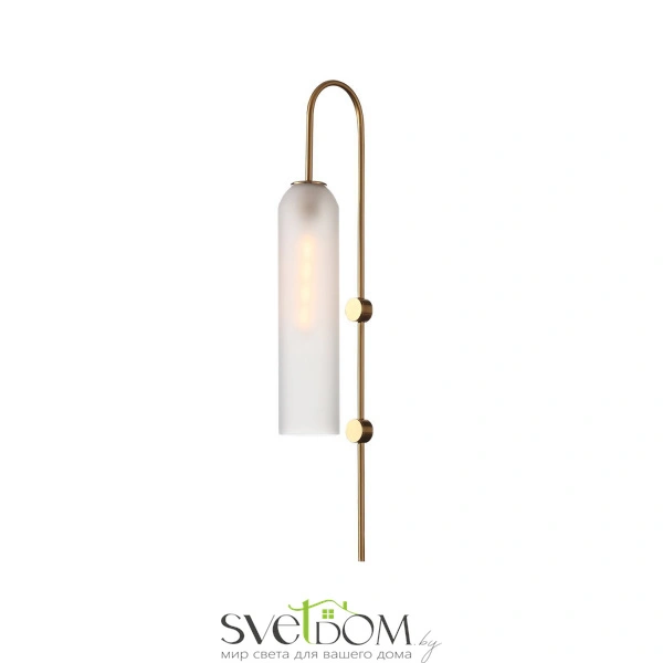 SL1145.351.01 Светильник настенный ST-Luce Латунь/Белый E27 1*60W CALLANA