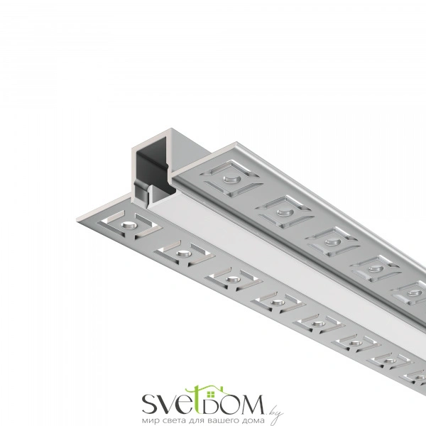 Алюминиевый профиль скрытого монтажа 53x13 ALM-5313A-S-2M