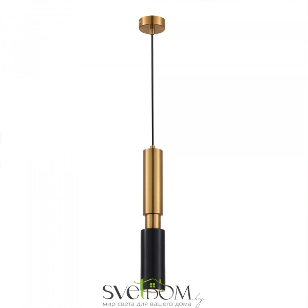 SL1192.343.01 Светильник подвесной ST-Luce Латунь/Латунь, Черный GU10 1*5W 4000K PRIETTI